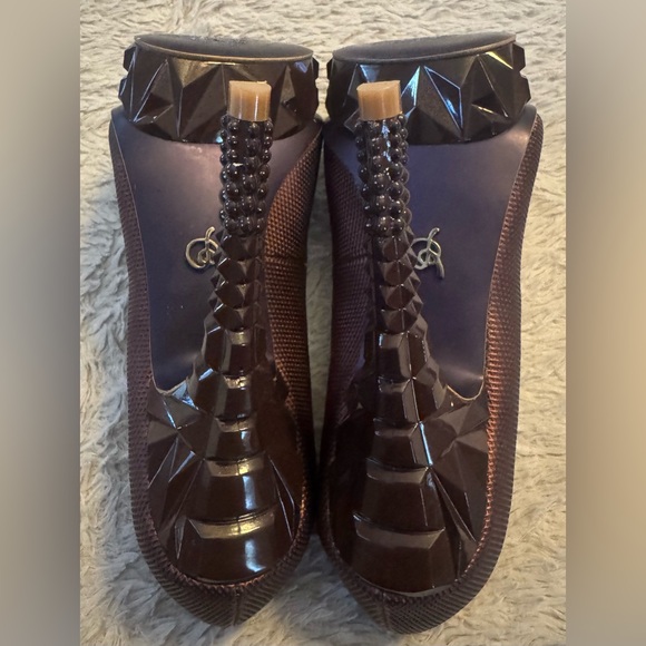 RACHEL Rachel Roy Burgundy Prism Design Platform Heels NWOT or BOX | Size: 7 - Picture 8 of 16